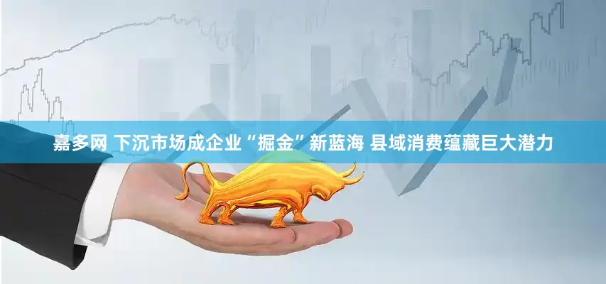 嘉多网 下沉市场成企业“掘金”新蓝海 县域消费蕴藏巨大潜力